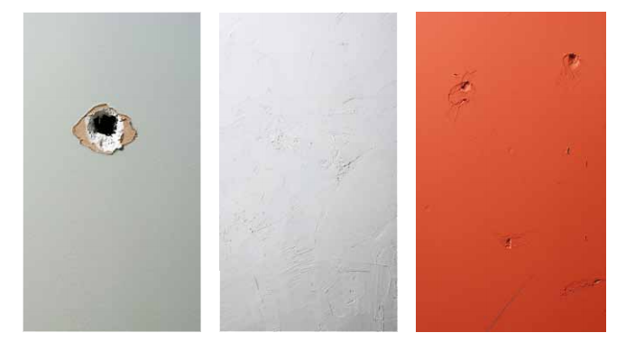 Tipos desperfectos pared