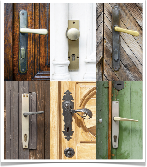 Tipos de pomos de puerta