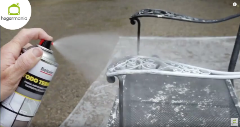 Pintar una silla de jardín con Todo Terreno Spray