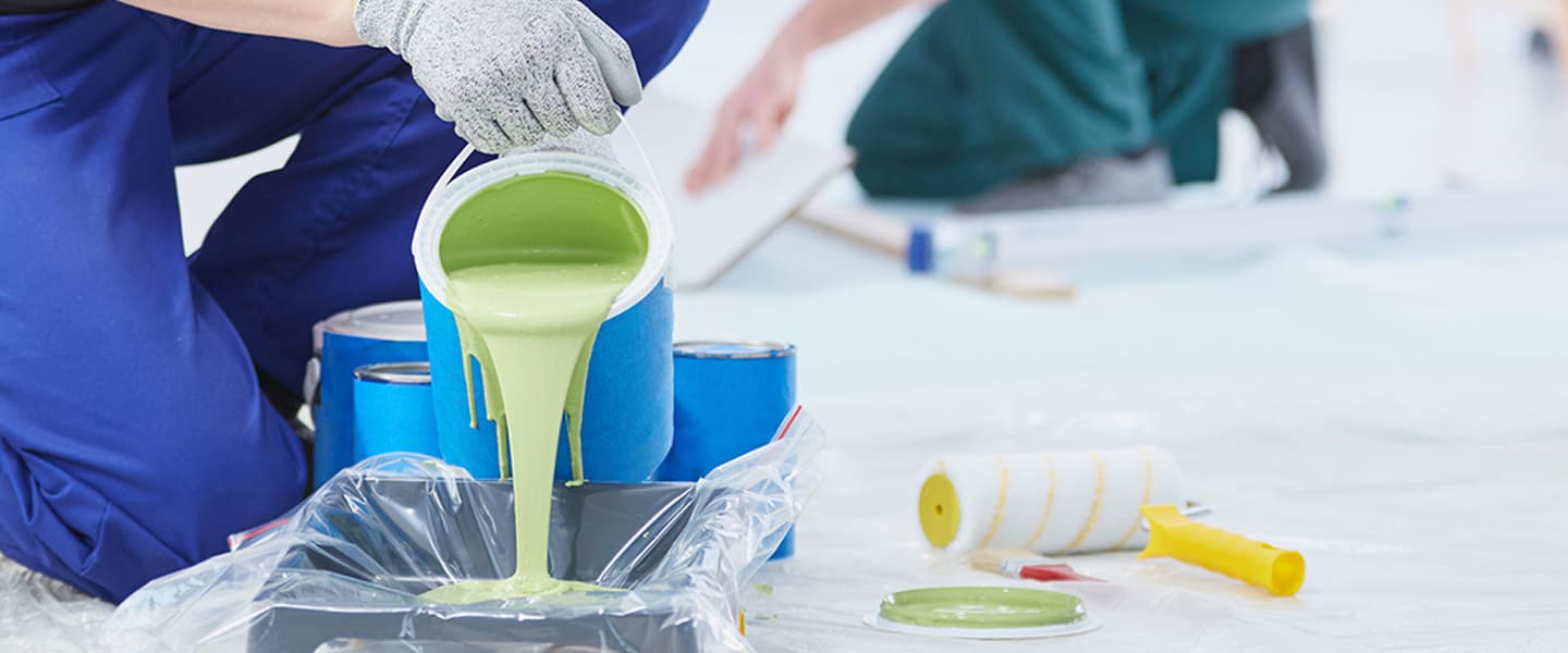 Truco: olvídate de limpiar la bandeja de pintura
