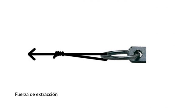 fuerza de extracción