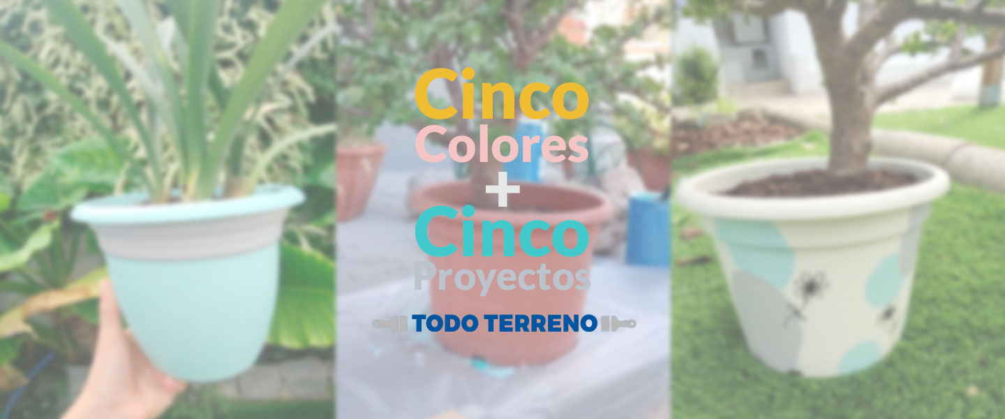 Decorar maceteros con Todo Terreno al Agua